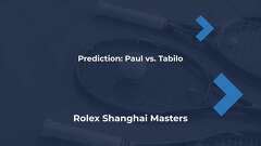 paul rabbering rolex|Paul vs. Tabilo Prediction: Rolex Shanghai Masters 2024 .